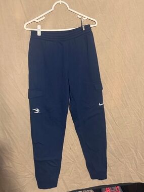 Nike Boys Navy Cargo Jogger Sweatpants